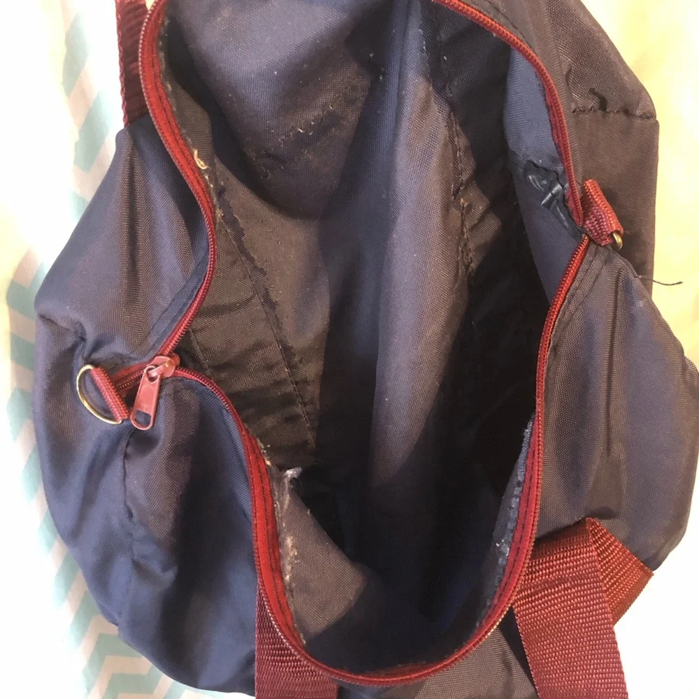 Vintage Sasson nylon travel duffel bag